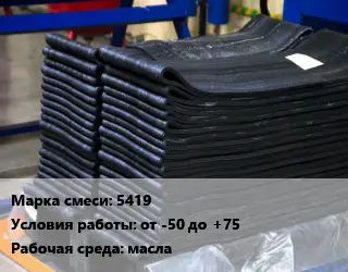 Резиновая смесь 5419 от -50 до +75 масла